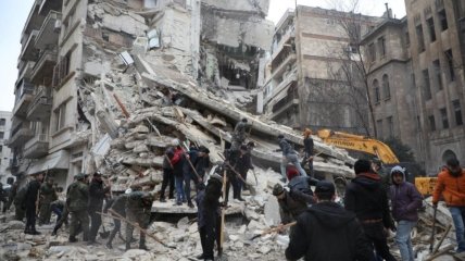 Землетрясение в Сирии произошло зимой 2023 года