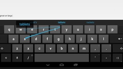 Выпущена виртуальная клавиатура для Android