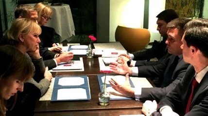 Глава МИД обсудил с Вальстрем будущий визит Порошенко в Швецию 