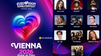 Фіналісти Національного відбору на Євробачення 2026