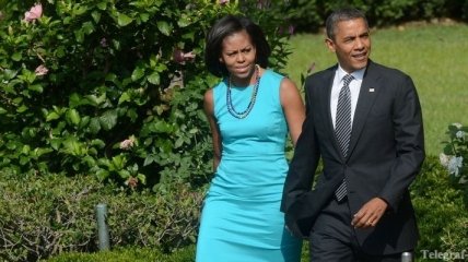 Барак и Мишель Обама отпраздновали 20-летие со дня свадьбы