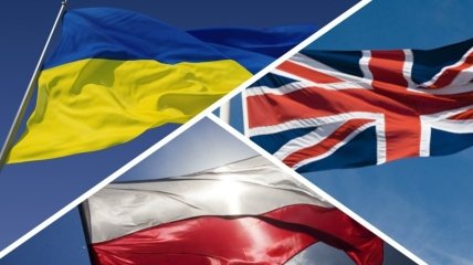 Україна, Велика Британія та Польща