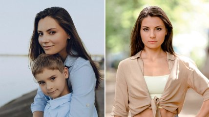 Антоніна Хижняк із сином