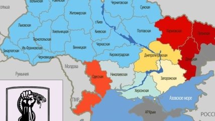 Эксперты опубликовали карту террористической угрозы Украины