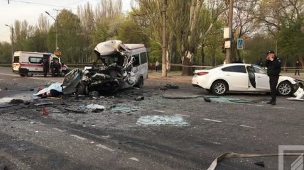 ДТП в Кривом Роге: число пассажиров в маршрутке превышало норму