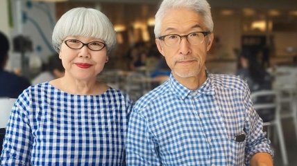 Пара из Японии уже 37 лет одевается в одинаковом стиле (Фото)