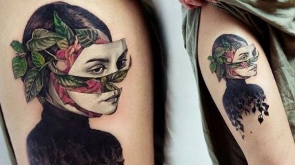 Мода 2018: креативные стильные татуировки для творческих личностей (Фото) 