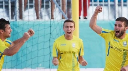 Сборная Украины по пляжному футболу добыла путевку на Европейские игры