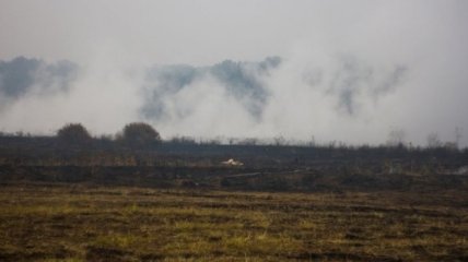 На Киевщине продолжают гореть 95 га торфяников