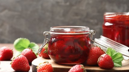 Конфитюр из клубники тимьяном