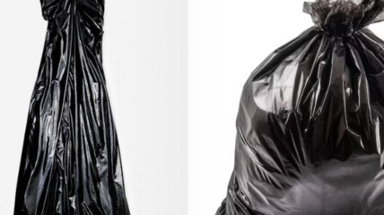В сети сравнили новое платье Balenciaga с мусорным мешком