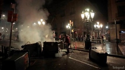Власти Барселоны подсчитали убытки от протестов 