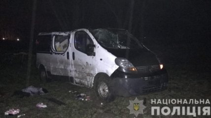 В Черновицкой области микроавтобус съехал в кювет: Водитель погиб