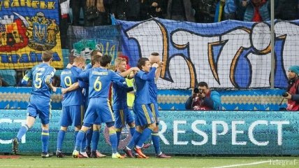 Сборная Украины в отборе на ЧМ-2018 входит в пятерку лучших по владению мячом