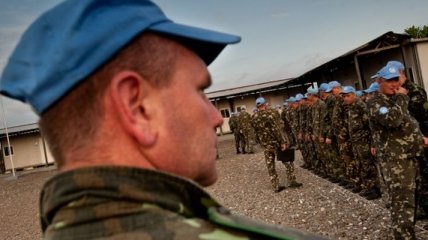 Украинские миротворцы вернулись домой из Конго
