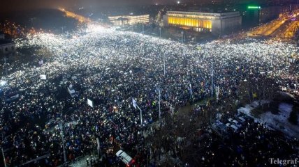 В Румынии начались массовые протесты из-за судебной реформы