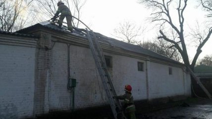 В Киевском зоопарке произошел пожар