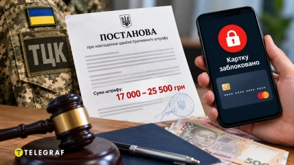 Штраф за нарушение правил воинского учета составляет от 17 000 до 25 500 гривен