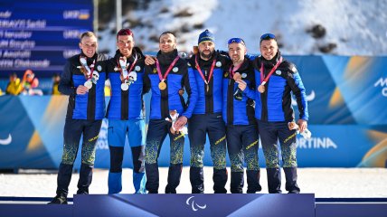 Українські паралімпійці зайняли весь подіум у спринті