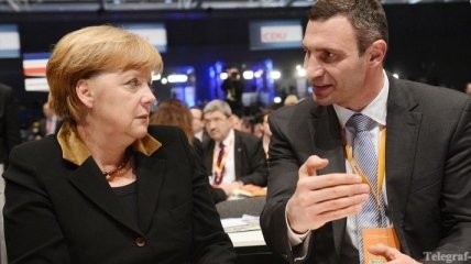 О чем Кличко хочет поговорить с Меркель?  