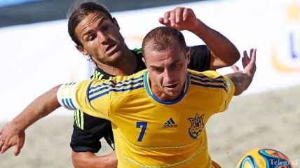 Пляжный футбол. Сборная Украины обыграла Францию на пути к ЧМ-2015