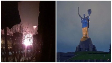 У Києві вночі чути численні вибухи та постріли