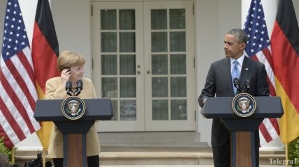 Разговор Обамы и Меркель: Любое вторжение РФ в Украину является неприемлемым