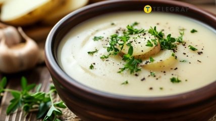 Картопляний крем-суп - чудова страва для холодної погоди(зображення створено за допомогою ШІ)