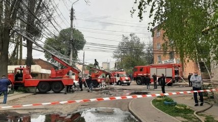 Девушка оказалась в огненной ловушке: спасатели рассказали о жертве пожара в офисном здании в Виннице