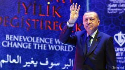 Эрдоган обвиняет Запад в поддержке терроризма