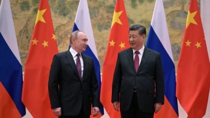 Володимир Путін та Сі Цзіньпін на зустрічі в Пекіні 4 лютого
