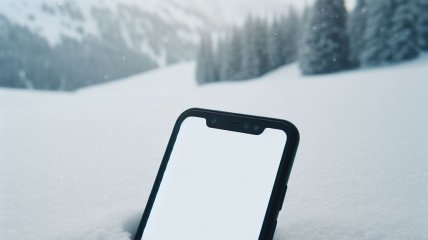 Что делать, если телефон упал в снег