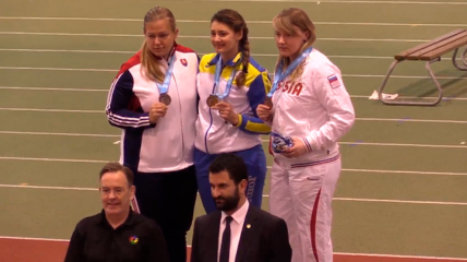 Украинка завоевала "золото" на ЧМ по легкой атлетике в Таллине