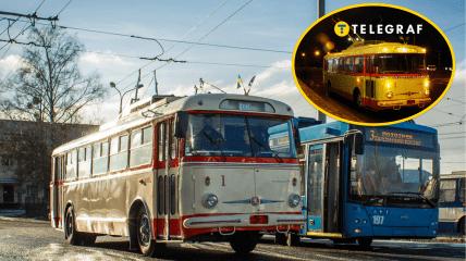 Ретро-тролейбус у Рівному