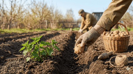 Правильно посадить картофель поможет... крапива, гласит народная примета