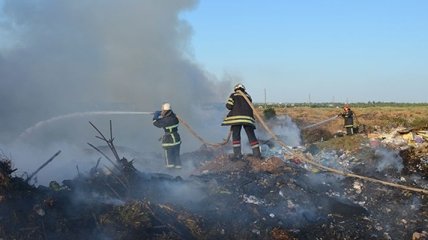 ГСЧС: Пожар на Гончаровском военном полигоне почти потушен 