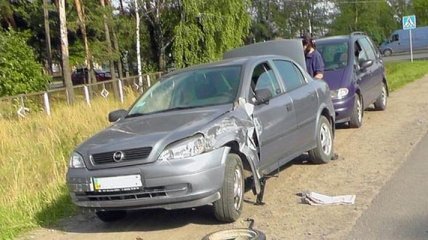 ДТП в Волынской области: столкнулись три машины