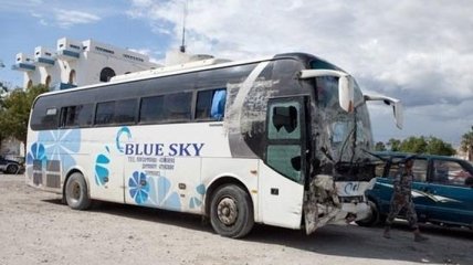 Наезд автобуса на людей на Гаити (Видео)