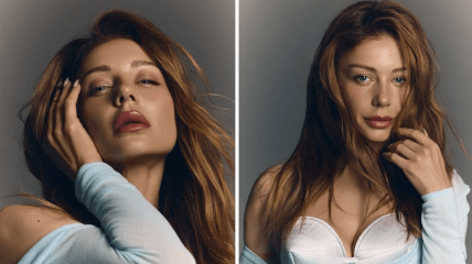 Тина Кароль появилась в смелом образе на съемках