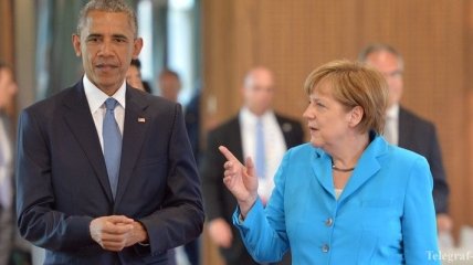 В Обамы и Меркель общая позиция в вопросе сохранения санкций против РФ