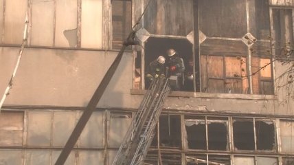 Пожар на Харьковском велозаводе потушили, есть пострадавший