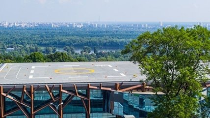 Вертолетная площадка Януковича находится на хранении госпредприятия 