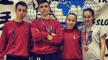 Сборная Украины по каратэ одержала победу на международном турнире