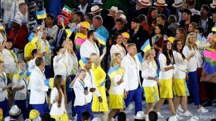 Украина приняла участие в открытии Олимпиады