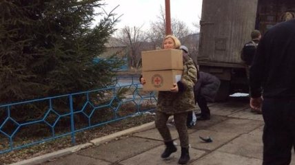 В Северодонецкую областную больницу доставили украинскую гуманитарку