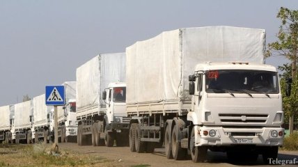 СМИ: Гуманитарный конвой РФ прибыл в Донецк