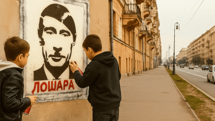 Графіті з Путіним