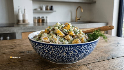 Салат з картоплі та огірків