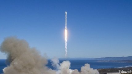 В Калифорнии состоялся запуск ракеты SpaceX Falcon 9 (Видео)