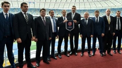 Президент УЕФА посетил НСК "Олимпийский"